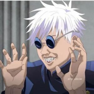 Meme Gojo hài hước cười lầy lội