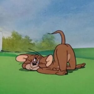 Jerry bất lực meme với khuôn mặt đơ