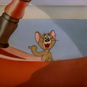 Jerry chỉ tay meme và cười