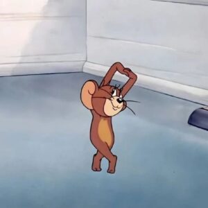 Hình Jerry dễ thương làm meme