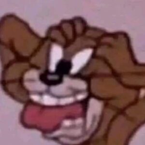 Jerry meme sốc với đôi mắt mở lớn