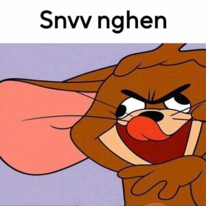 Meme Jerry SNVV với biểu cảm lè lưỡi