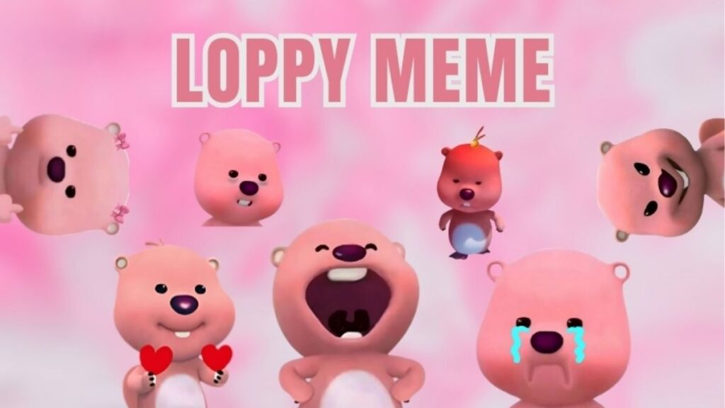 Loopy meme cute hài hước vô tri với nhiều biểu cảm