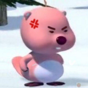 Loopy dỗi phồng má