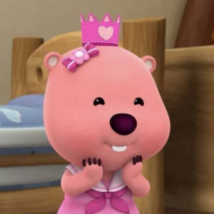 Loopy là hải ly hồng trong Pororo