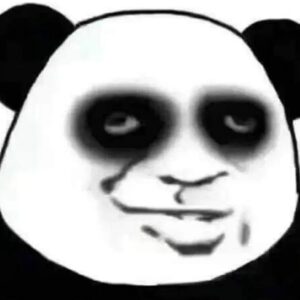 Meme gấu trúc mắt thâm trông mệt mỏi vì thiếu ngủ