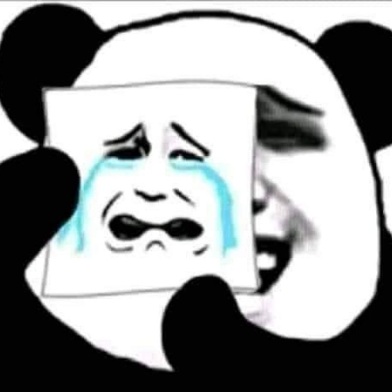 Meme khóc nhưng cười với nụ cười trong nước mắt