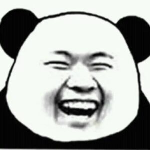 Panda Head cười đểu với khuôn mặt người